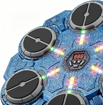 Music Punching Machine | 9-Speed Wall Punching Pad,Musical Boxing Equipment with Light - for Adults Boys Gym Workout Exercise Fitness Indoor Doorway Apartment Dormitory