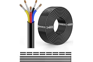 16 Gauge wire for Trailer Lights, 16 AWG Wire 5 Conductor Electrical Wire