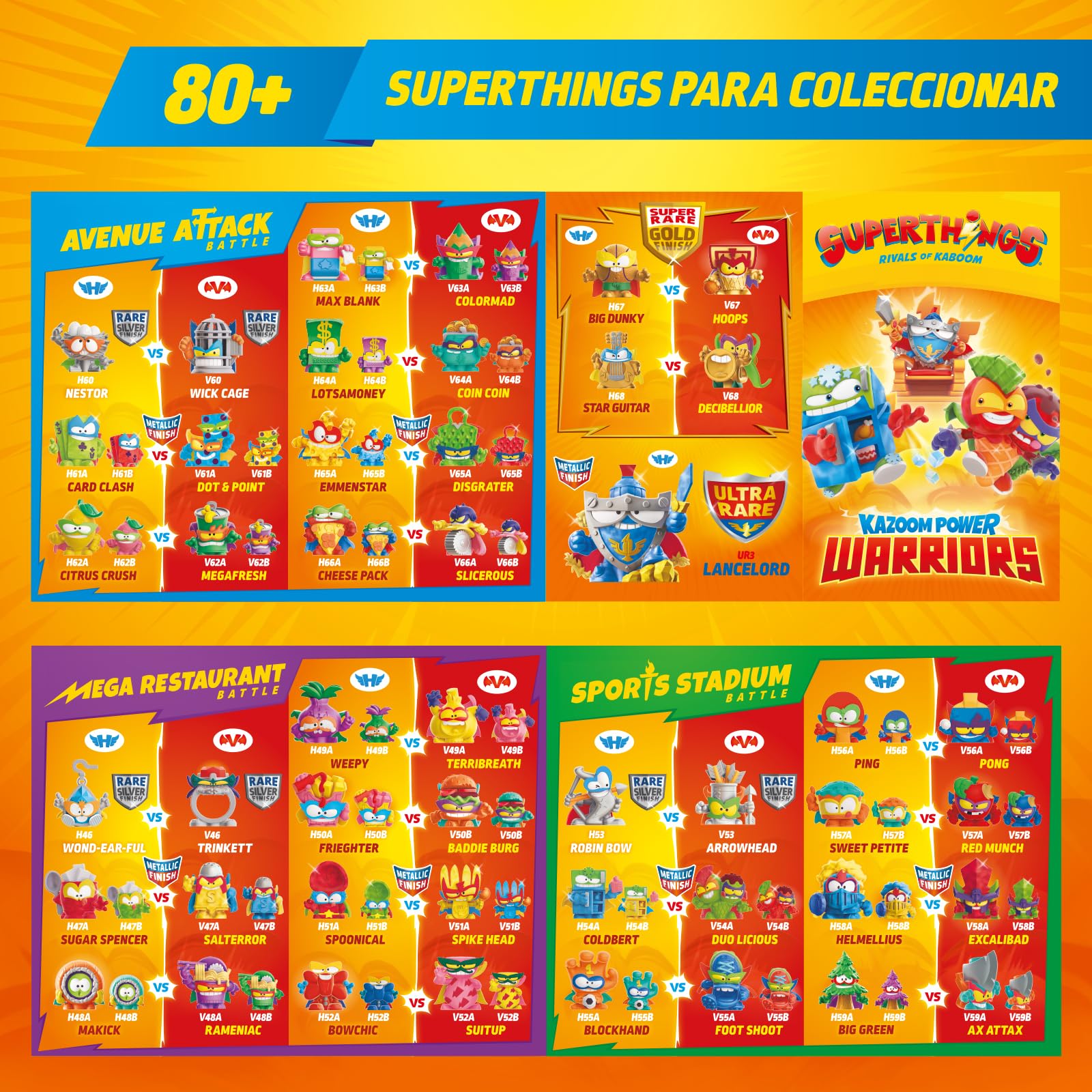 SUPERTHINGS KAZOOM Power Warriors – Action Pack. Contiene 5 Superthings (Incluye 1 capitán Dorado), 1 Robot, 1 Slider. Pack 1 de 4 — view 8