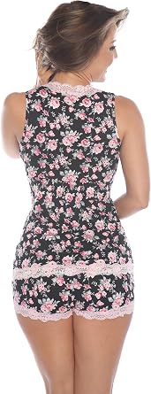 Velvet Kitten Sexy Short PJ Summer Pajama Shorts Set for Women