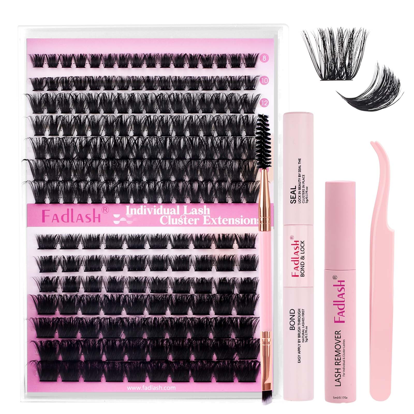 FADLASH Lash 120pcs 0.07mm D Curl 8-16mm 40D Mixed Trays Customizable DIY Eyelash Extensions for Beginners — view 18