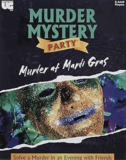 Murder Mystery Party Games - Murder At Mardi Gras, Host Your Own New Orleans Murder Mystery Dinner for 8 Adult Players, So...
