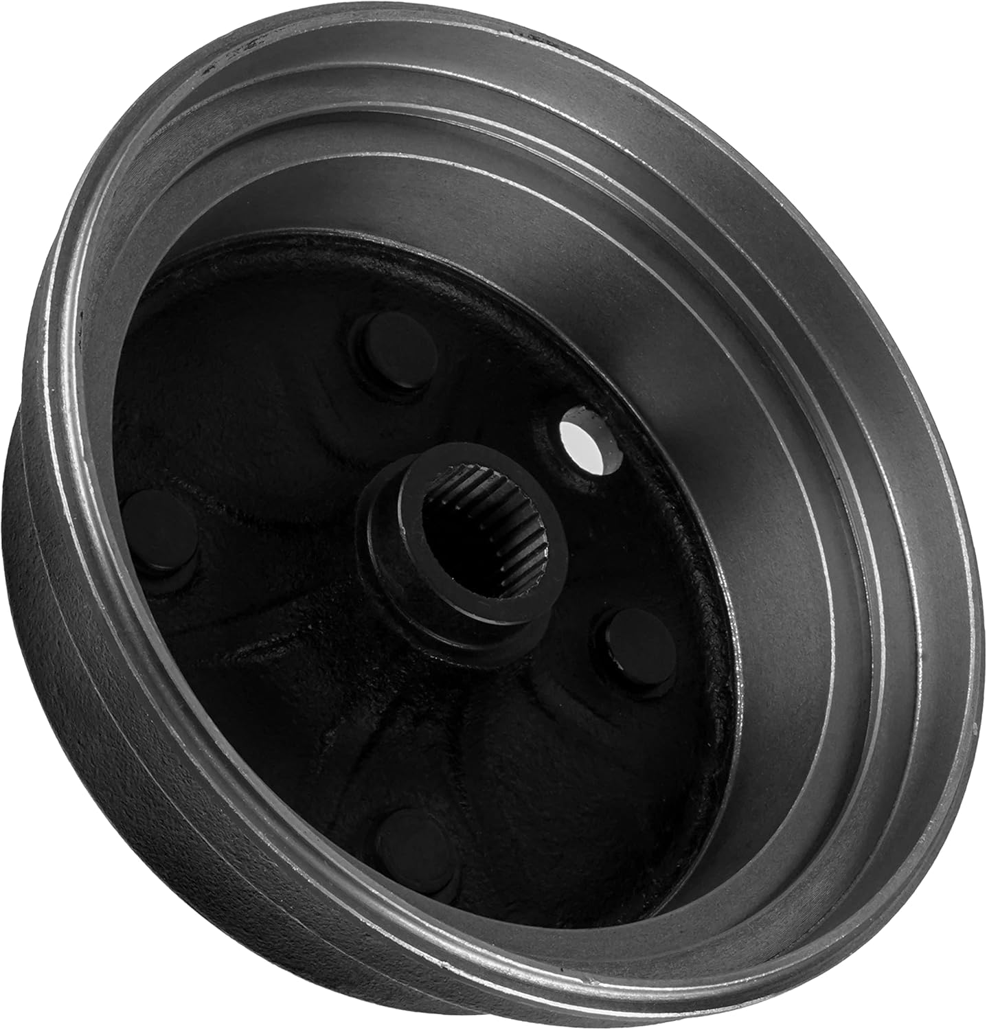 Caltric Front Wheel Brake Hub Compatible with Yamaha ATV BIG BEAR 350 4WD YFM350FW 1989-1998 / KODIAK 400 4WD YFM400FW 1993-1998