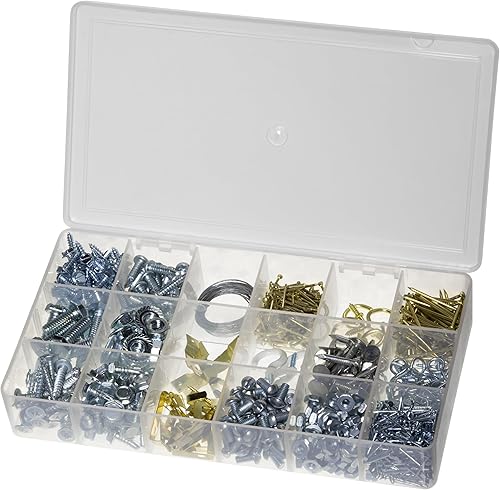 Miniatura 3 de Akro-Mils 96352A - Caja de almacenamiento portátil de plástico para piezas, cajas de organización de hardware y manualidades con tapa con bisagras y