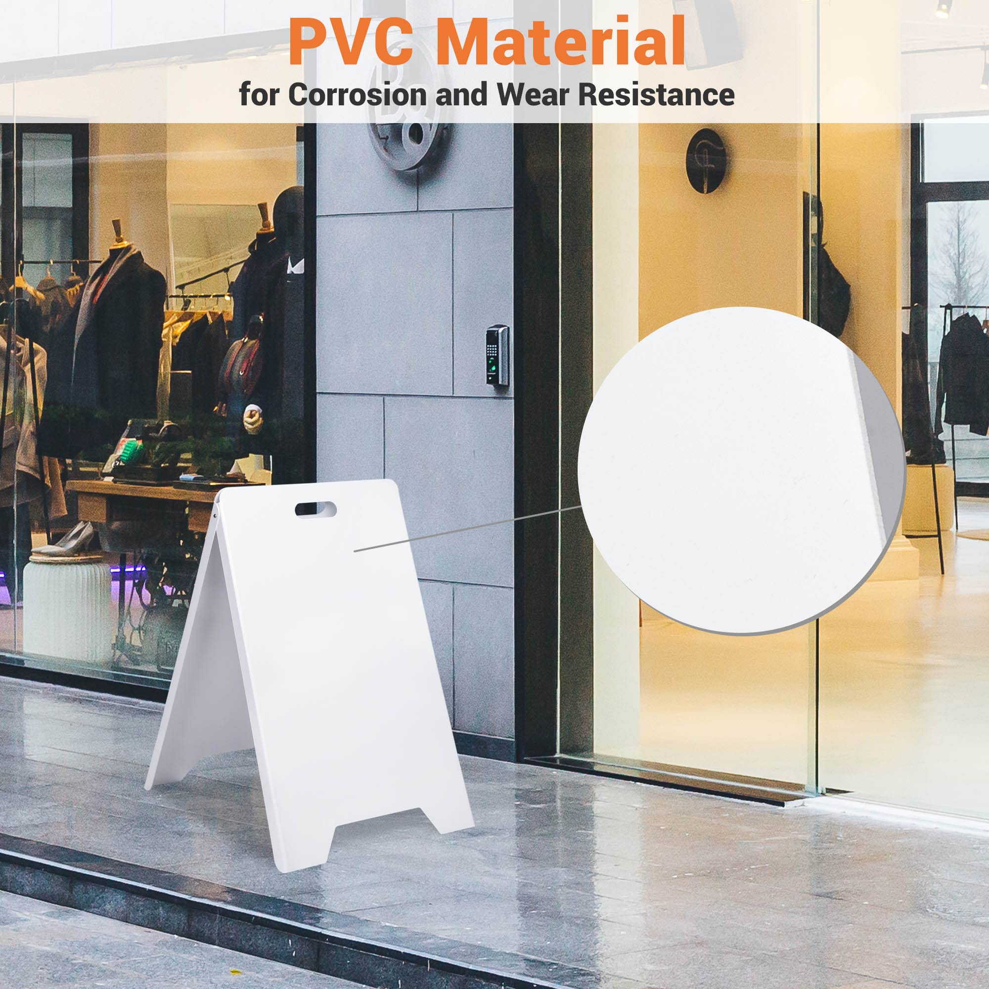 Amazon.co.jp: Yescom ポータブル 折りたたみ式 Aフレーム 両面 PVC