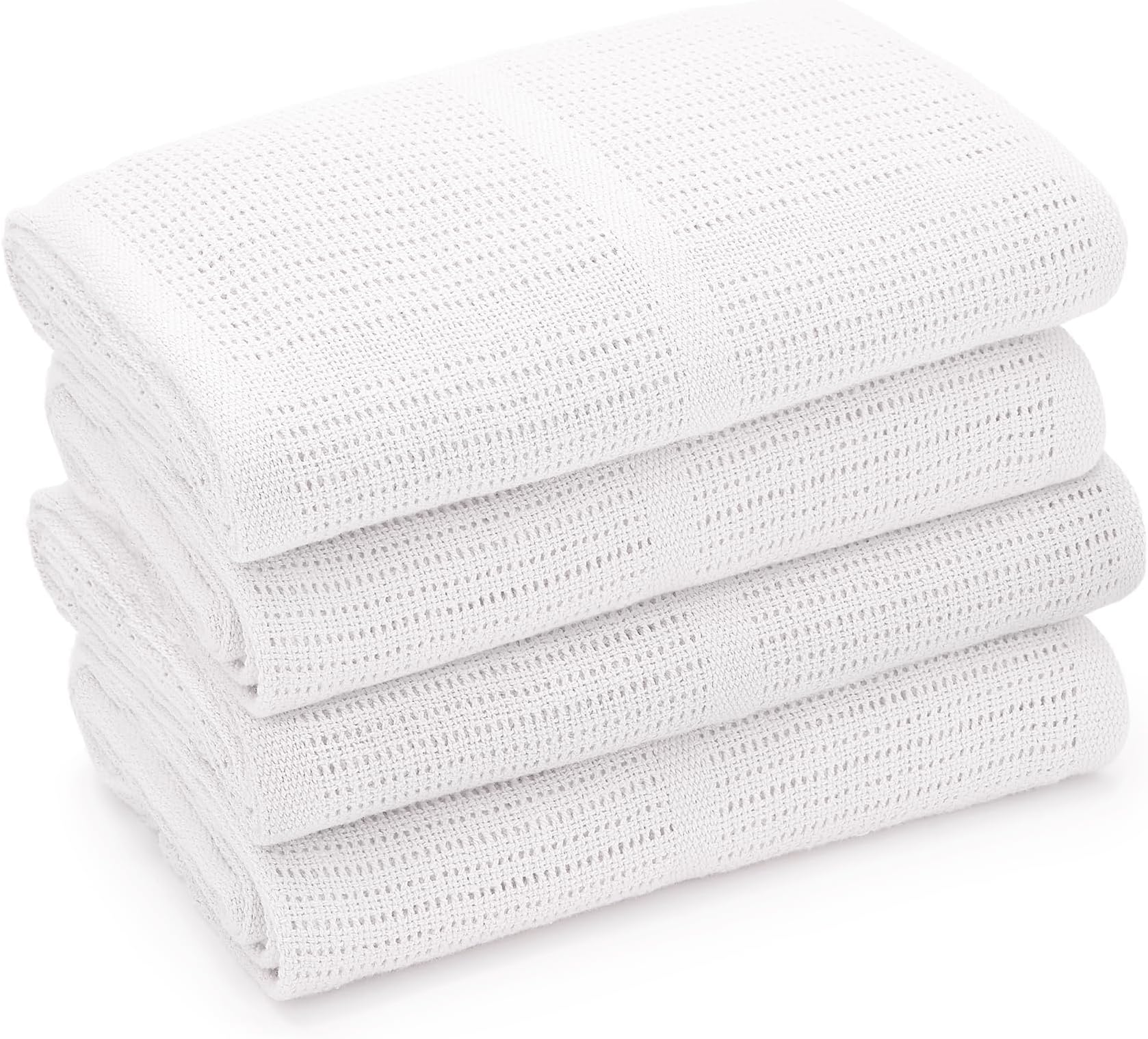 Adore Home 100 Cotton Cellular Soft Baby Blanket for Cot Pram Moses