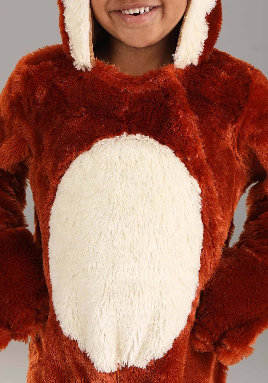Plush Fox Toddler Costume with Hood, Mitts, Foot Covers, and Fiberfilled Tail - Image 5