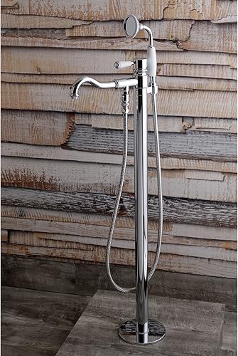 Miniatura 2 de Kingston Brass KS7131DPL Paris grifo para bañera, 9-34" en alcance de la boquilla, cromo pulido