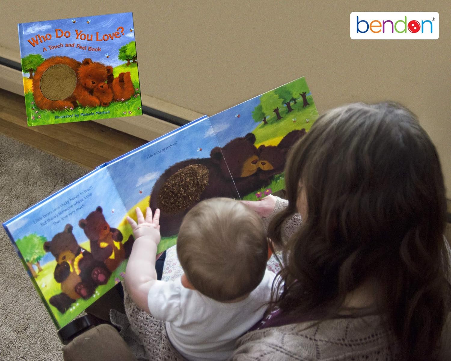 Bendon Piggy Toes Press Who Do You Love Touch and Feel Storybook 42800