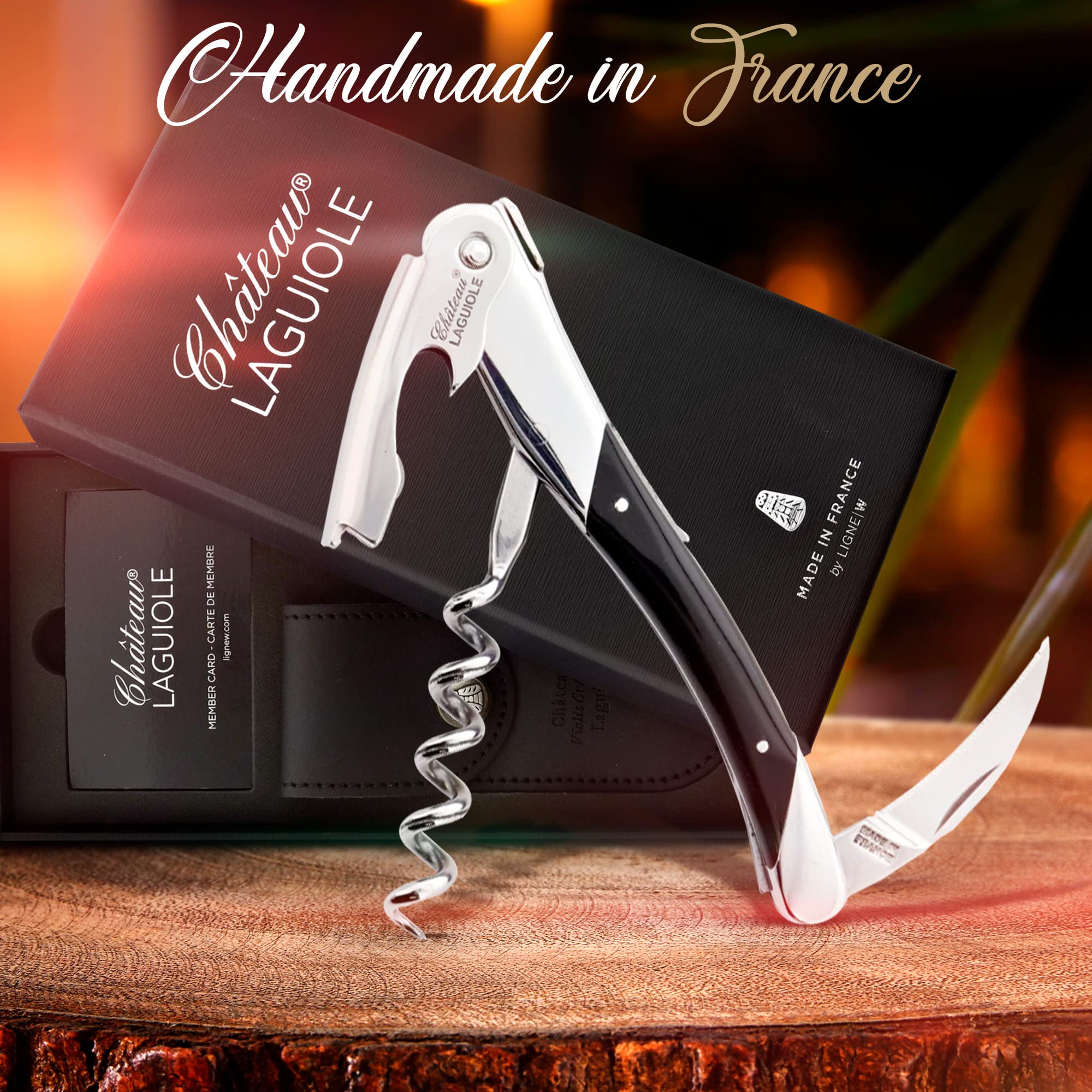 Amazon.com: Chateau Laguiole Corkscrew - Luxury French Wine Opener  