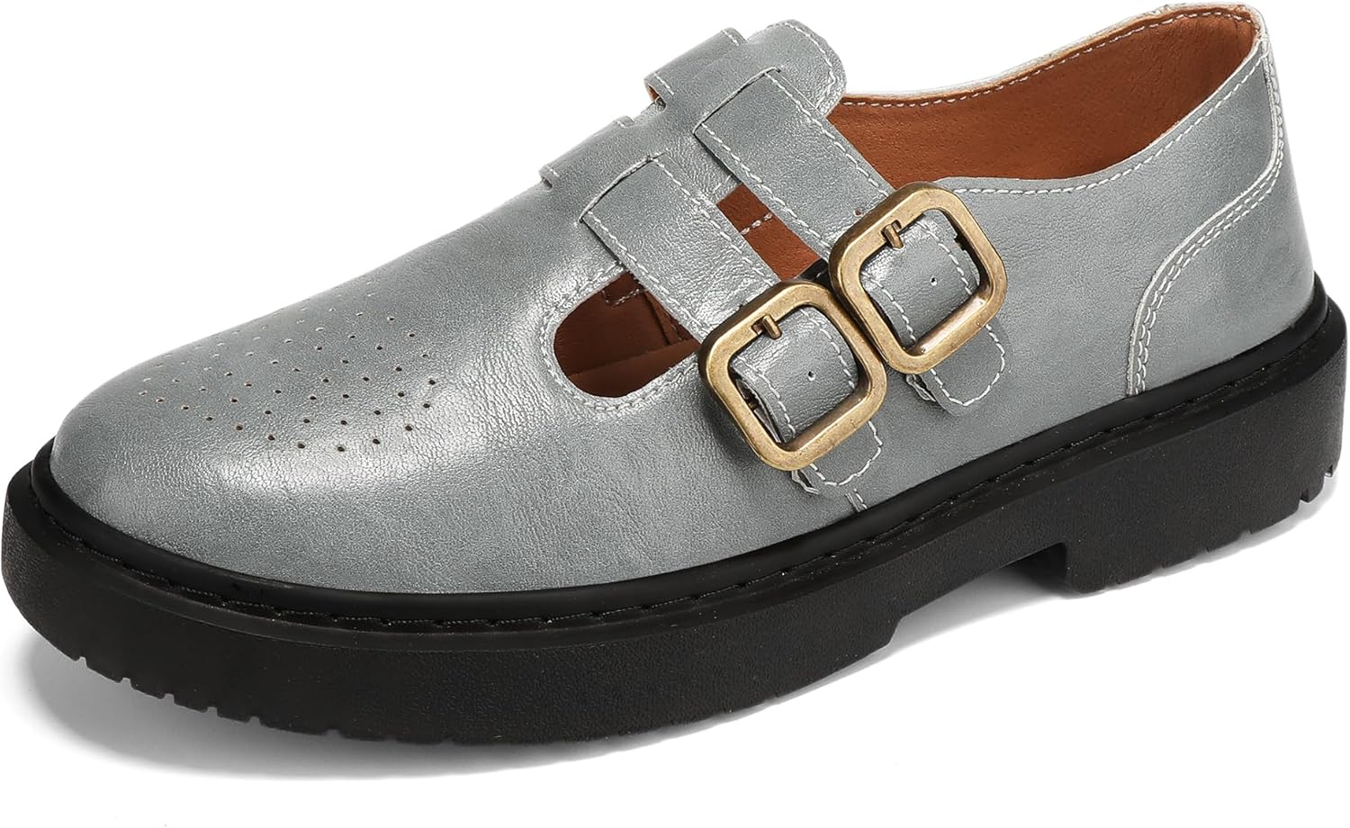 Women's Classic Comfort Mary Jane Flats - Comfortable & Lightweight Casual Dress Shoes - Image 3