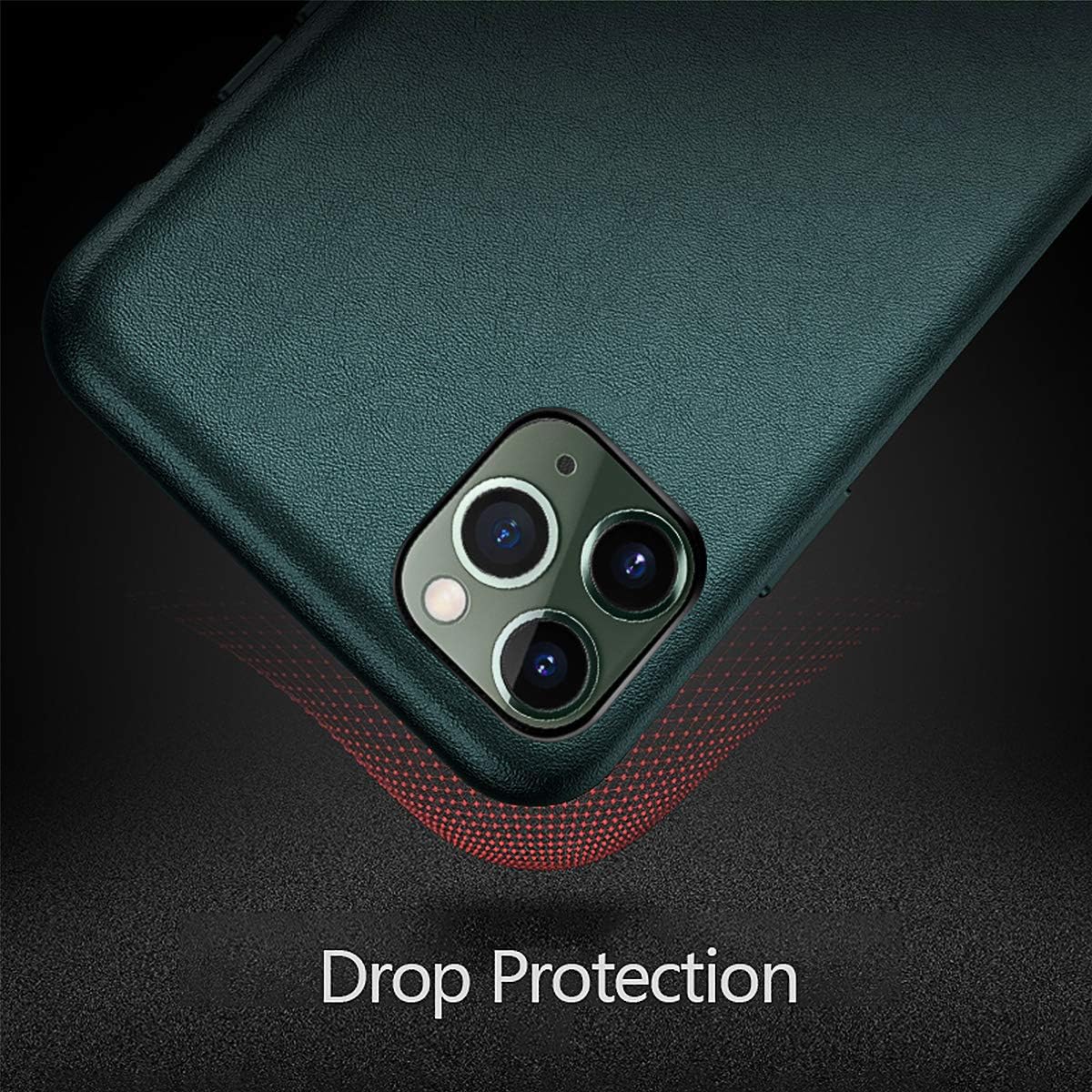 Limited Discount MATEPROX Genuine Real Leather iPhone 11 Pro Max Case Protective Ultra-Thin [Slim Fit] with Microfiber Lining Cover for iPhone 11 Pro Max 6.5-Forest Green