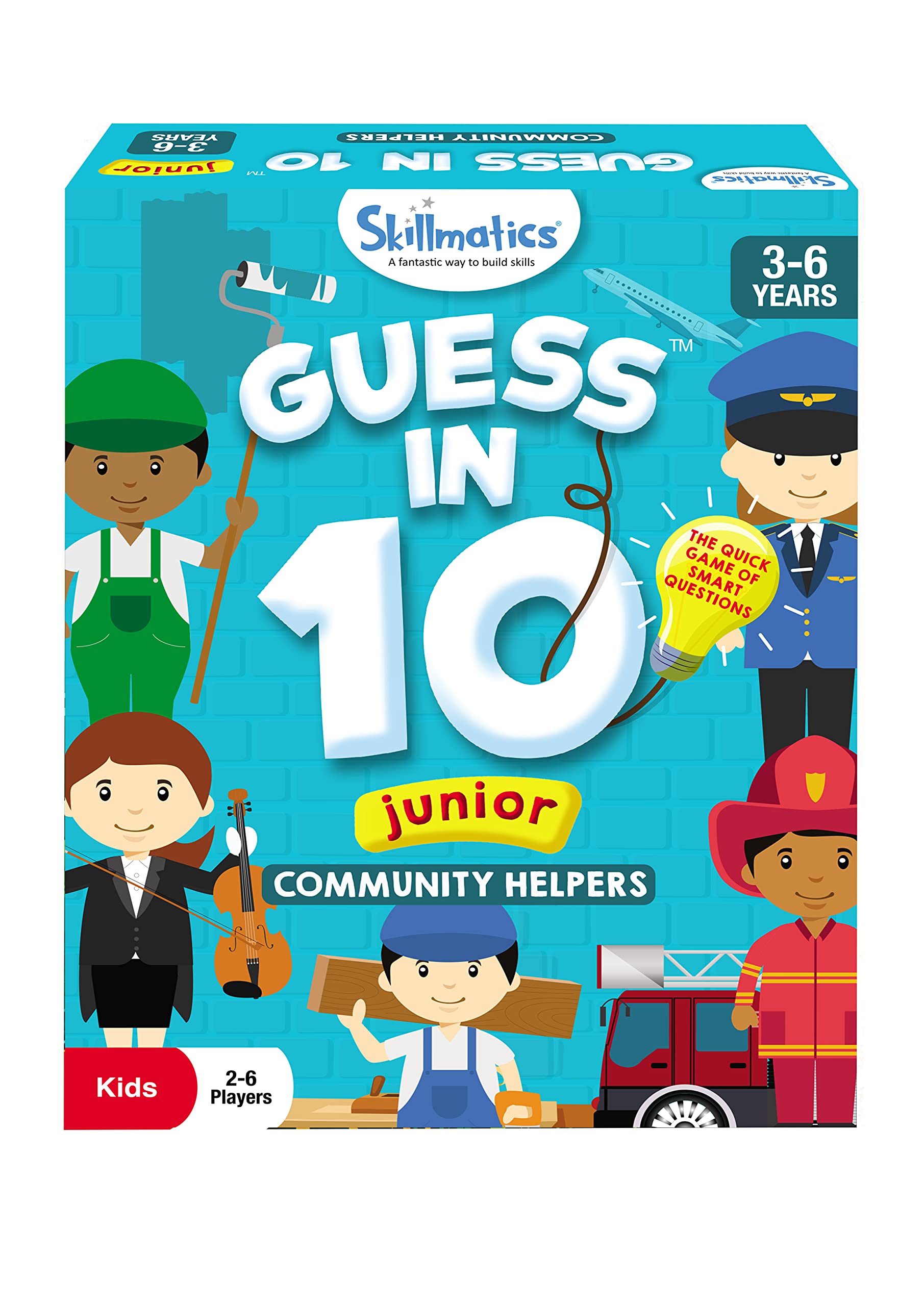 Buy Skillmatics Card Game Guess in 10 Junior Community Helpers, Gifts