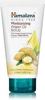 Himalaya Moisturizing Argan Oil Scrub to Soften Skin & Remove Dead Skin Cells, 5.07 oz,