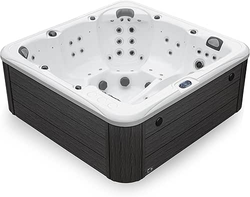 Scenic Outdoor Hot Tub, 6-Person 69-Jet Lounger 4-Pump Spa with
