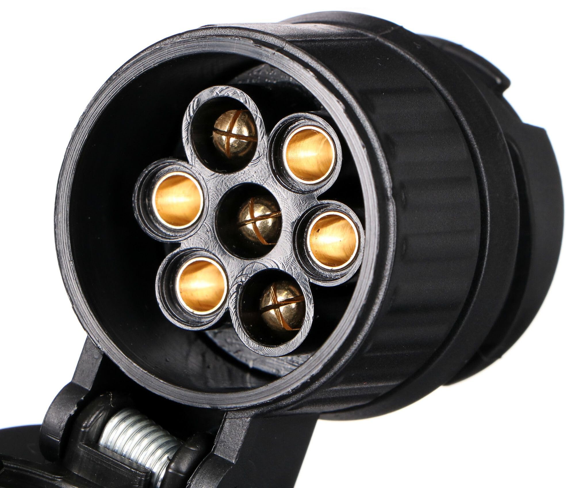 Adaptateur Prise Remorque 13 Broches Vers 7 Broches - Réduction Pour Attelage - Compatible Porte-vélos, Caravane, Remorque - Marque SIXTOL