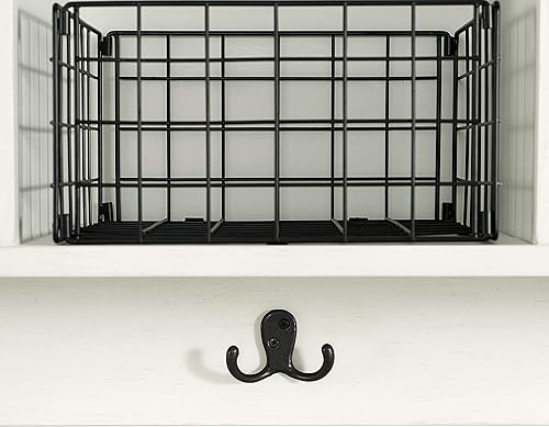 Miniatura 8 de Crosley Furniture CF6018-WH Fremont - Estantería de entrada, color blanco envejecido