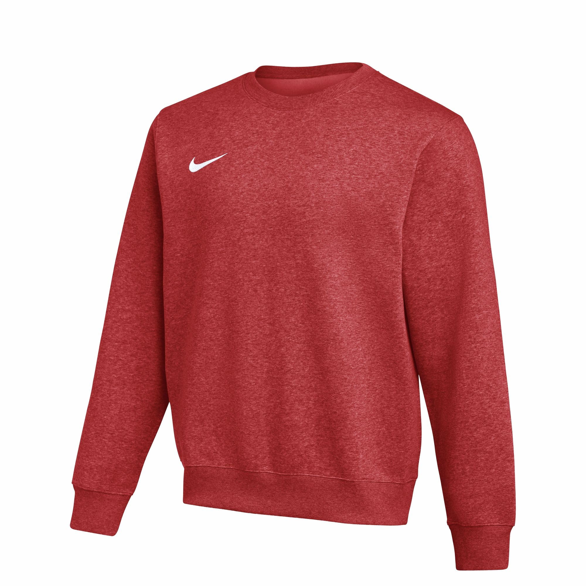 Nike Park 26 Crew Fleece Sweatshirt Red/White