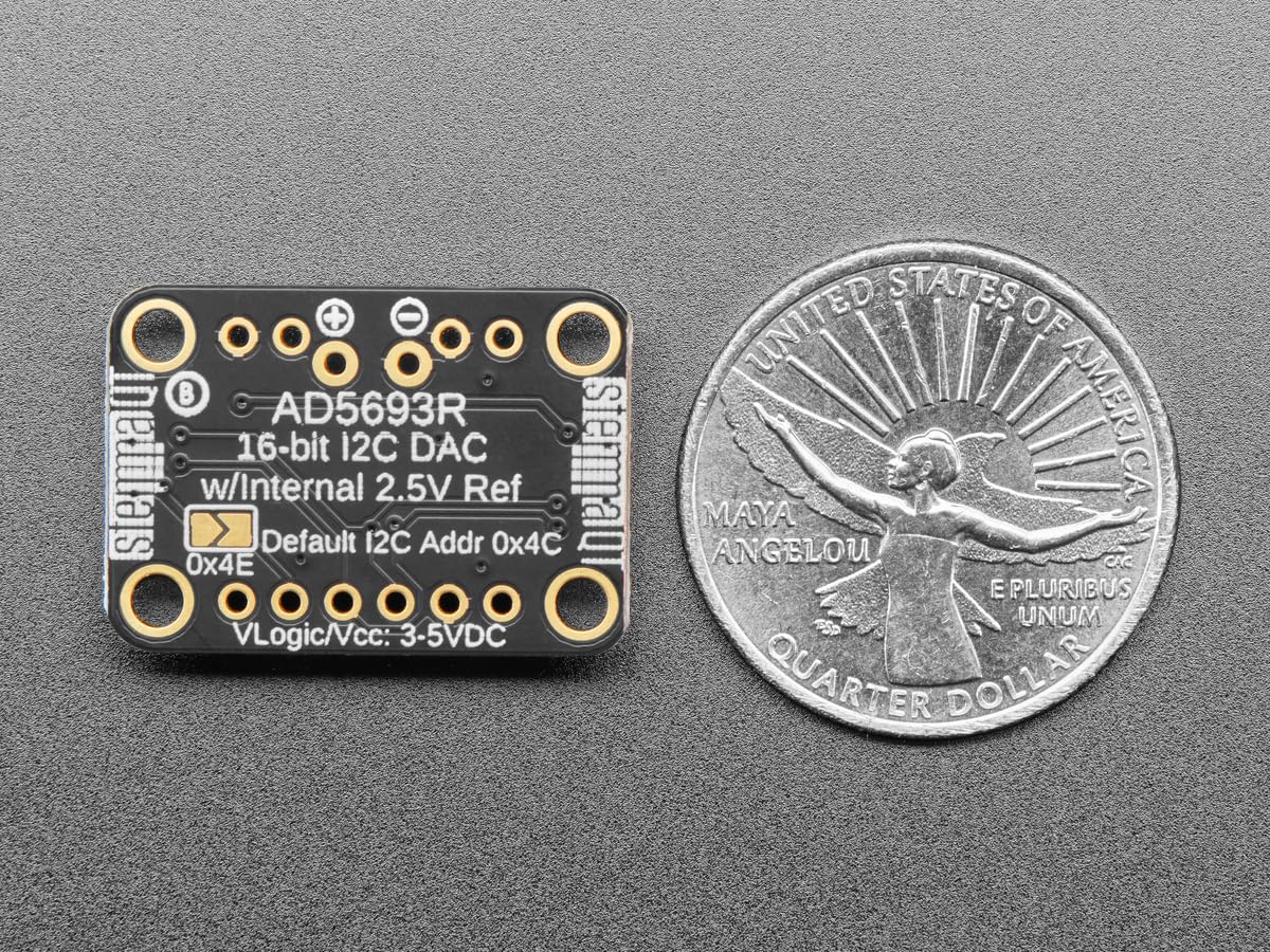 Adafruit AD5693R Breakout Board, convertisseur D/A 16 bits, DAC avec interface I2C, STEMMA QT/qwiic, 5811
