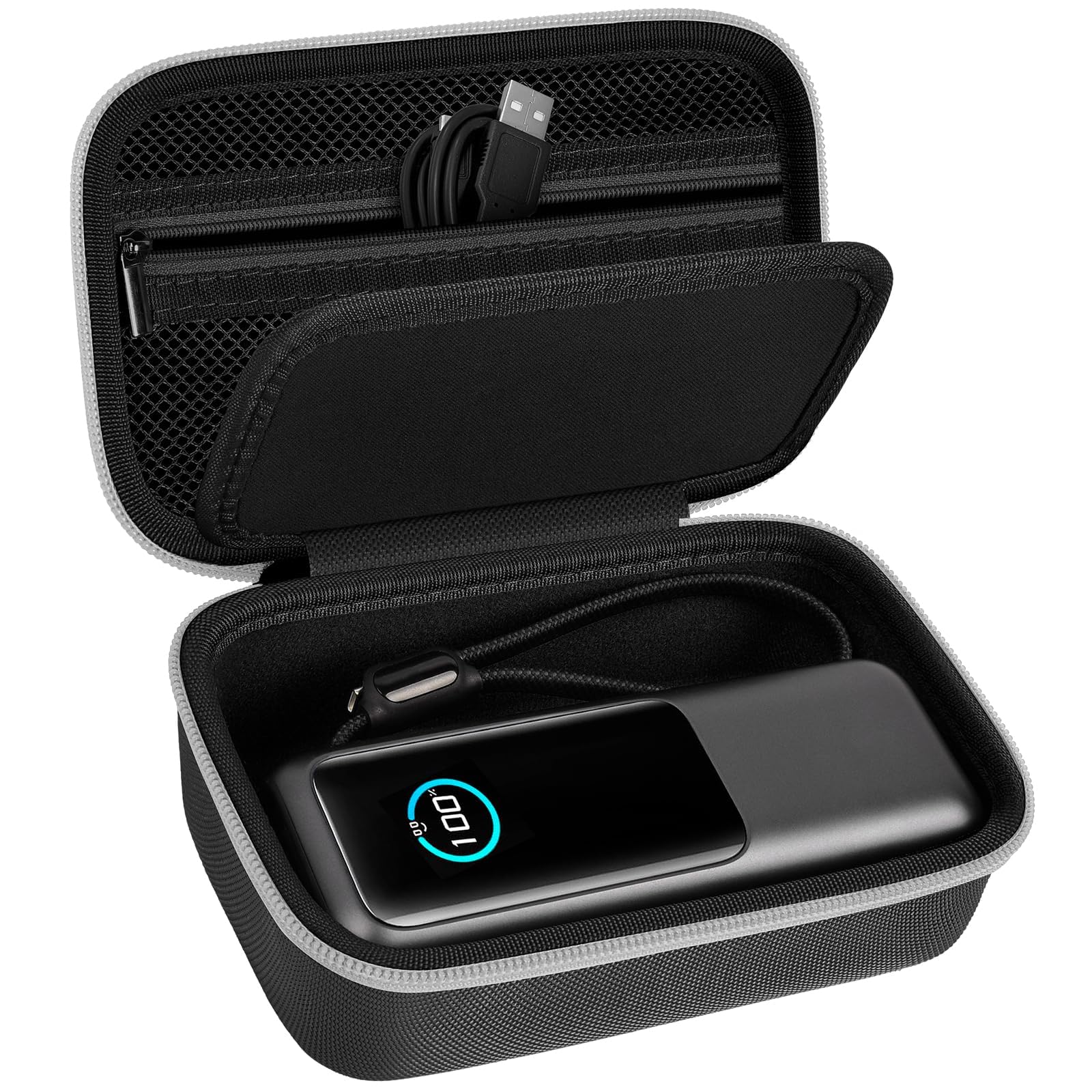 Case Compatible with Anker Prime Power Bank, 27,650mAh 3-Port 250W& for Prime USB C Charging Station, Storage Travel Holder for Anker Prime Charging Base, Portable Chargers, Cable, Adapter (Box Only)