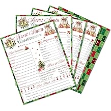 secret-santa-questionnaire-set-of-20-funny-christmas-game-cards-for-holiday-party-group-activities-xmas-party-game-supplies-decor-for
