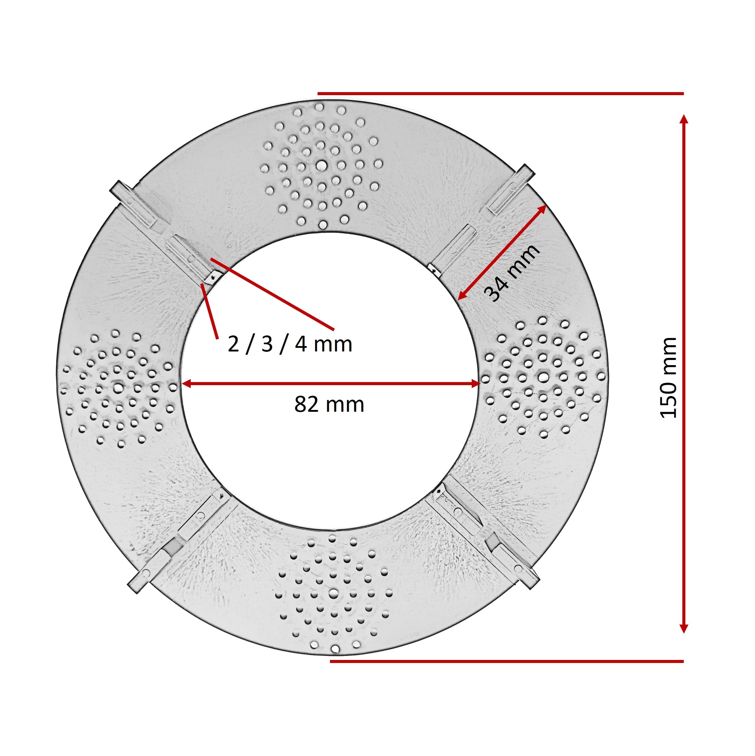 100 Stk. Kieslager Splittbett Sandbettlager Splittbettlager für Terrassenplatten Plattenlager Fugenkreuze 2 mm / 3 mm und 4 mm Fugen Kiesbettlager Tellerfugenkreuz (4 mm Fugenbreite)