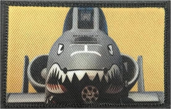 A-10 Warthog Thunderbolt Morale Patch, 2x3 Hook and Loop, Aviation Patch