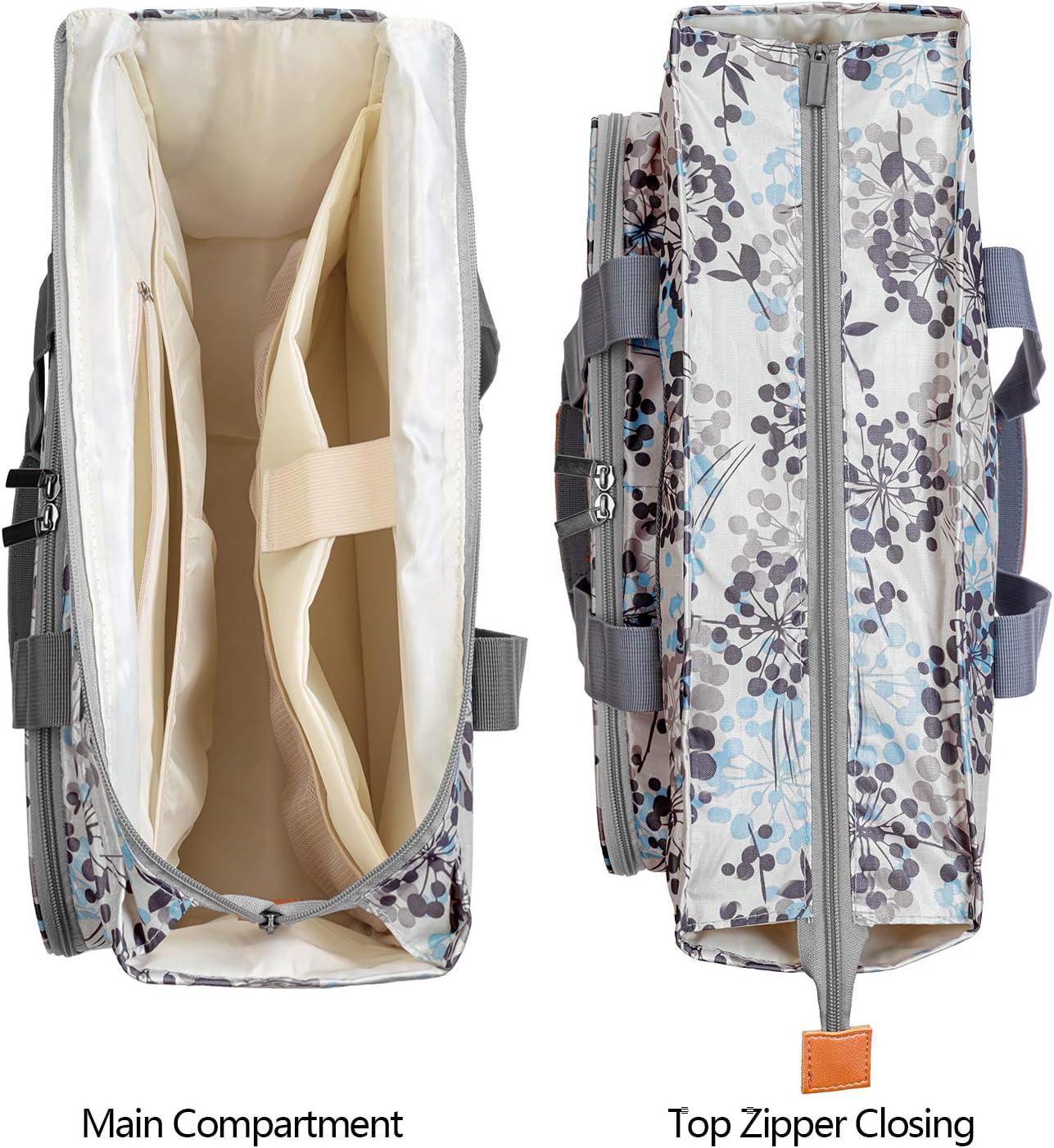 Yarwo Carrying Case for Diamond Painting A4 LED Light Pad, Portable Storage Bag for Diamond Painting Tools and Supplies, Dandelion (Patented Design)