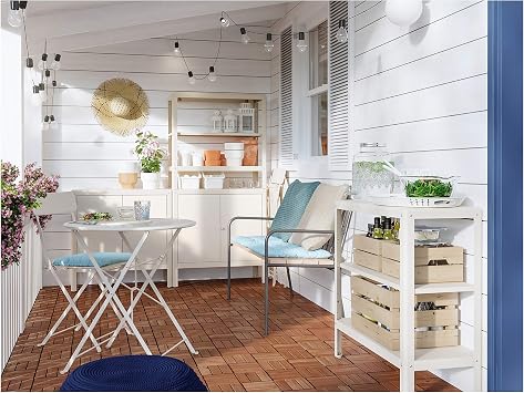IKEA/IKEA KOLBJORN: Cabinet Indoor/Outdoor 31.5 x 13.8 x 31.9 inches Beige 504.092.99