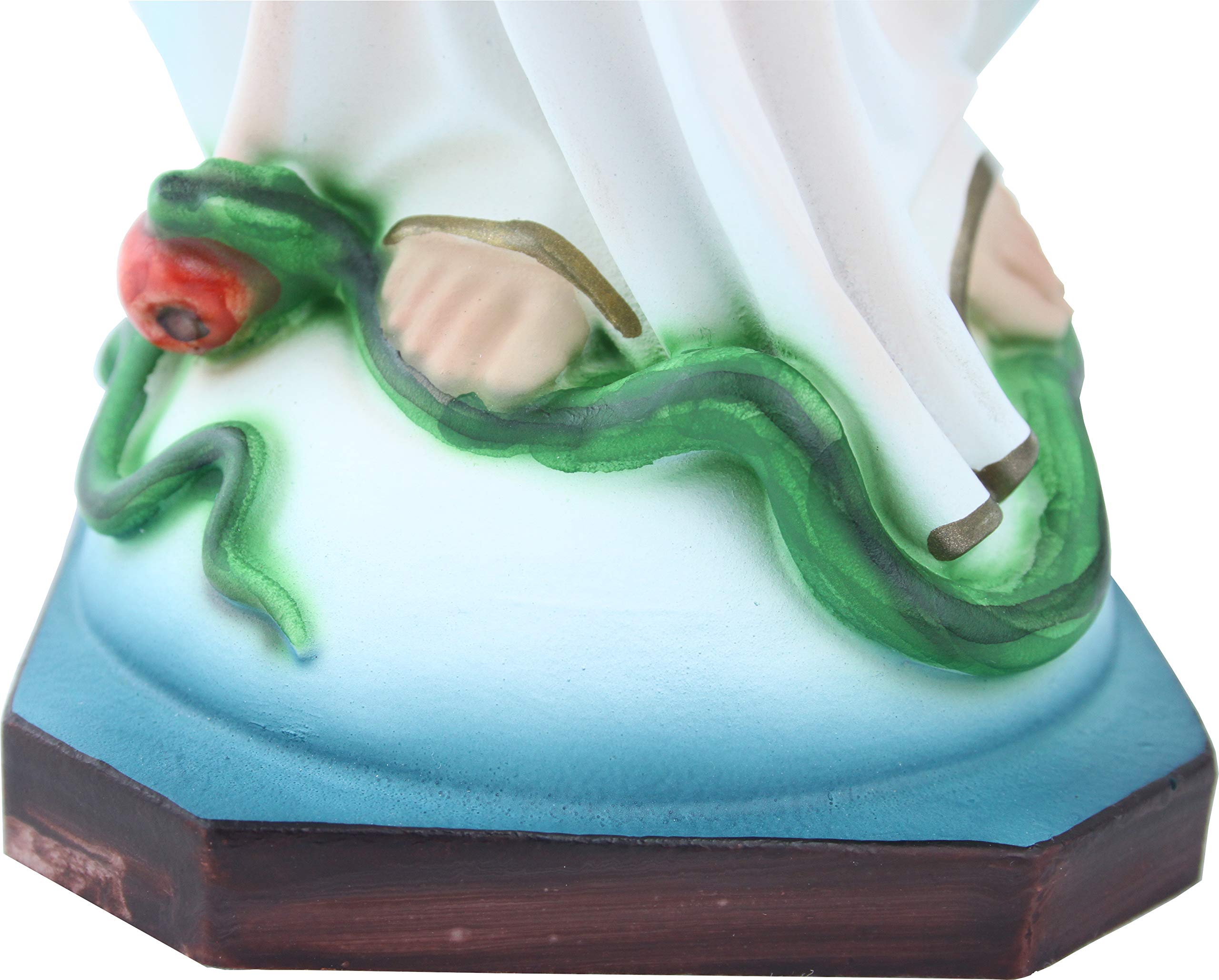 Proposte Religiose Statua Madonna Immacolata o Miracolosa in Resina cm 30 - Made in Italy