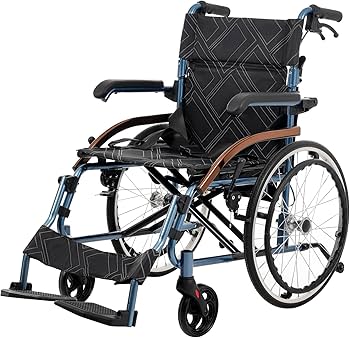 Amazon | 車椅子 介護用 自走用 アルミ製 軽量 自立可能 介助ブレーキ