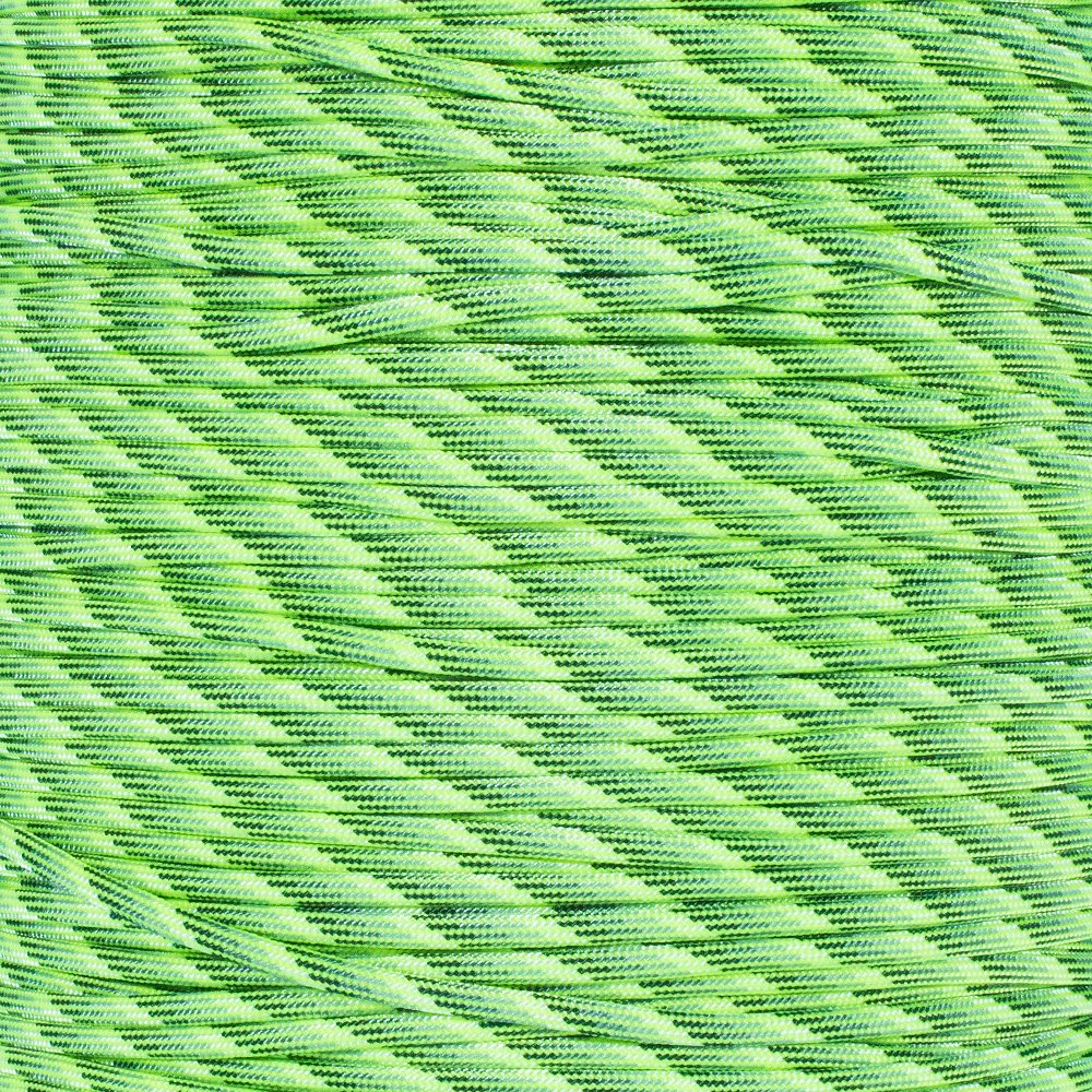 Paracord Planet 50 Foot Hanks of 550 Type III 7 Strand Paracord (Radioactive 50 Feet)
