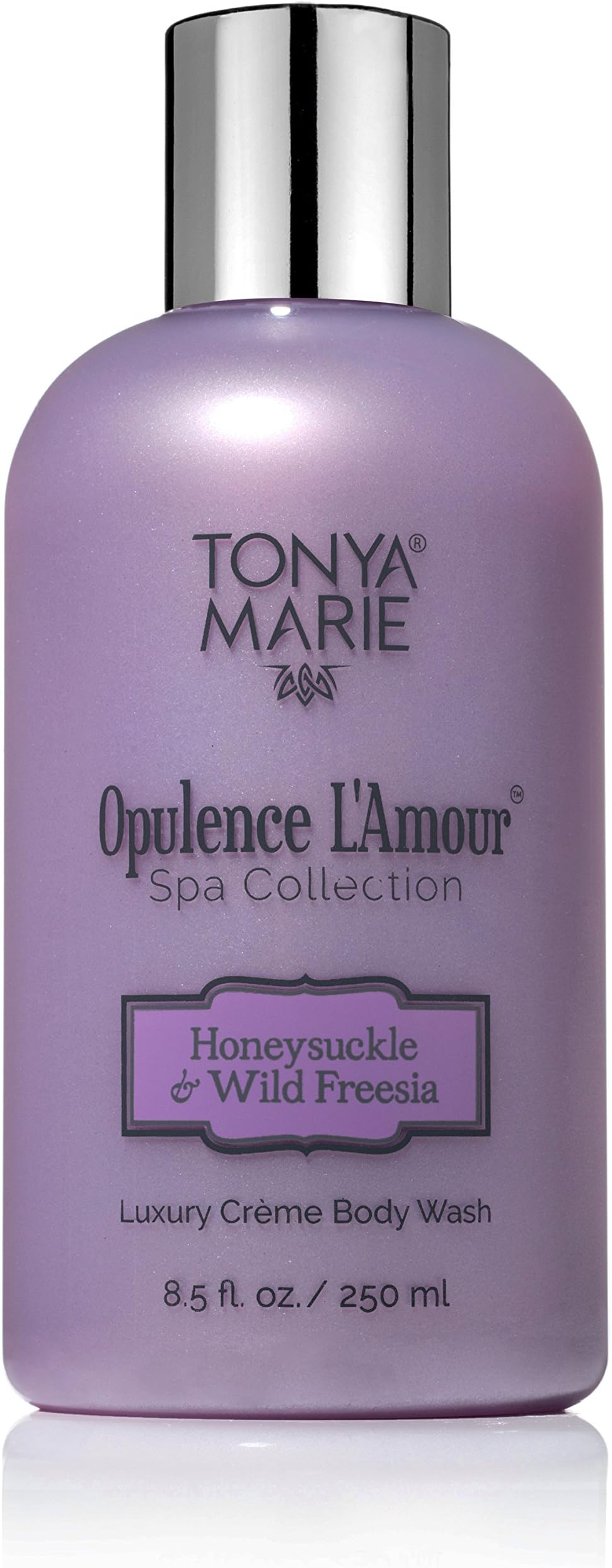 Soft Soap. Body Wash for Women. Moisturizing & Perfumed Bath Wash. Scented Liquid Body & Hand Soap For Dry Skin | Opulence L'Amour Honeysuckle & Wild Freesia by Tonya Marie | A Luxury | 8.5 fl oz.