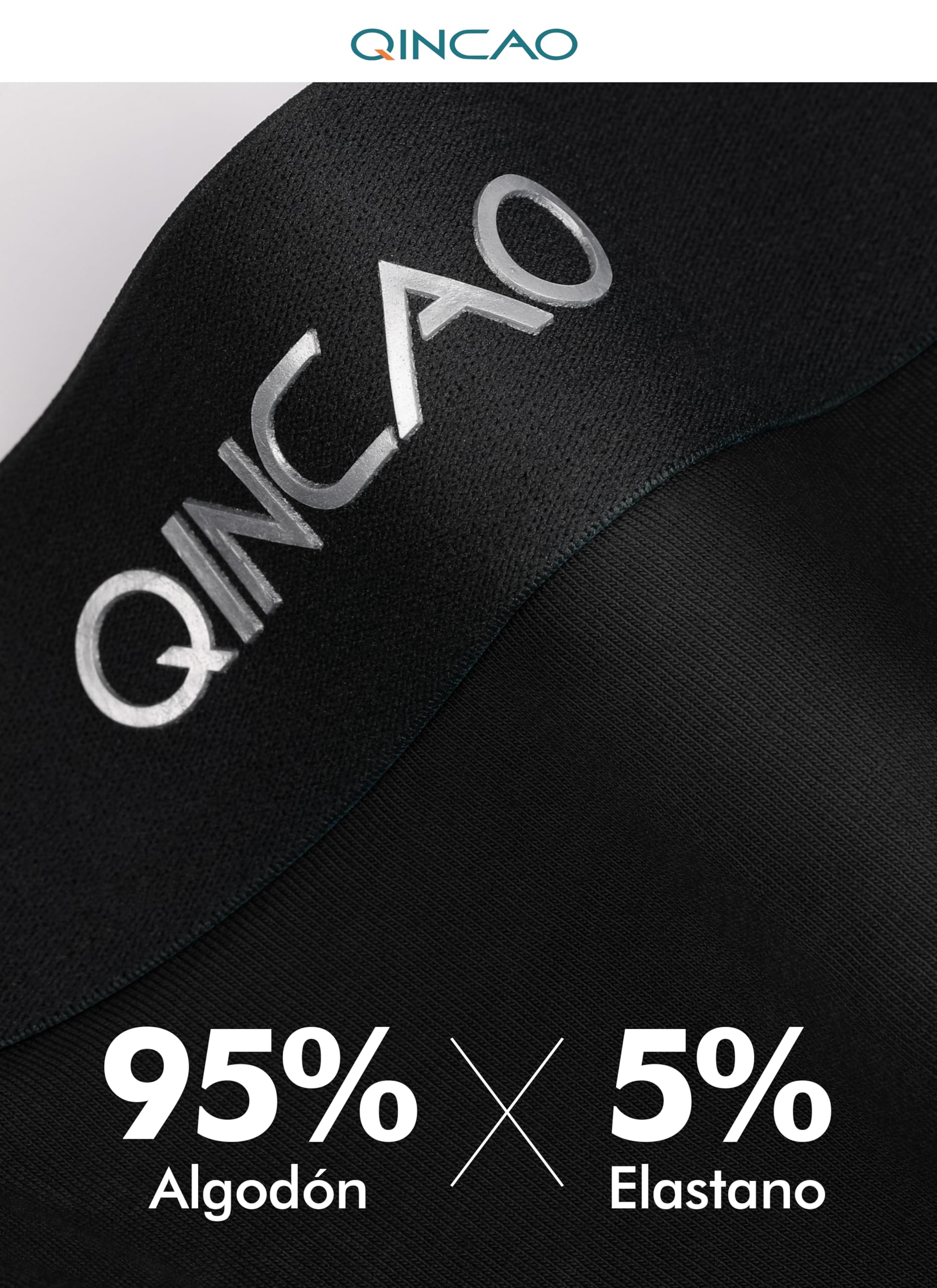 QINCAO Bóxer Hombre Algodón Paquete 6 Unidades Talla S-4XL