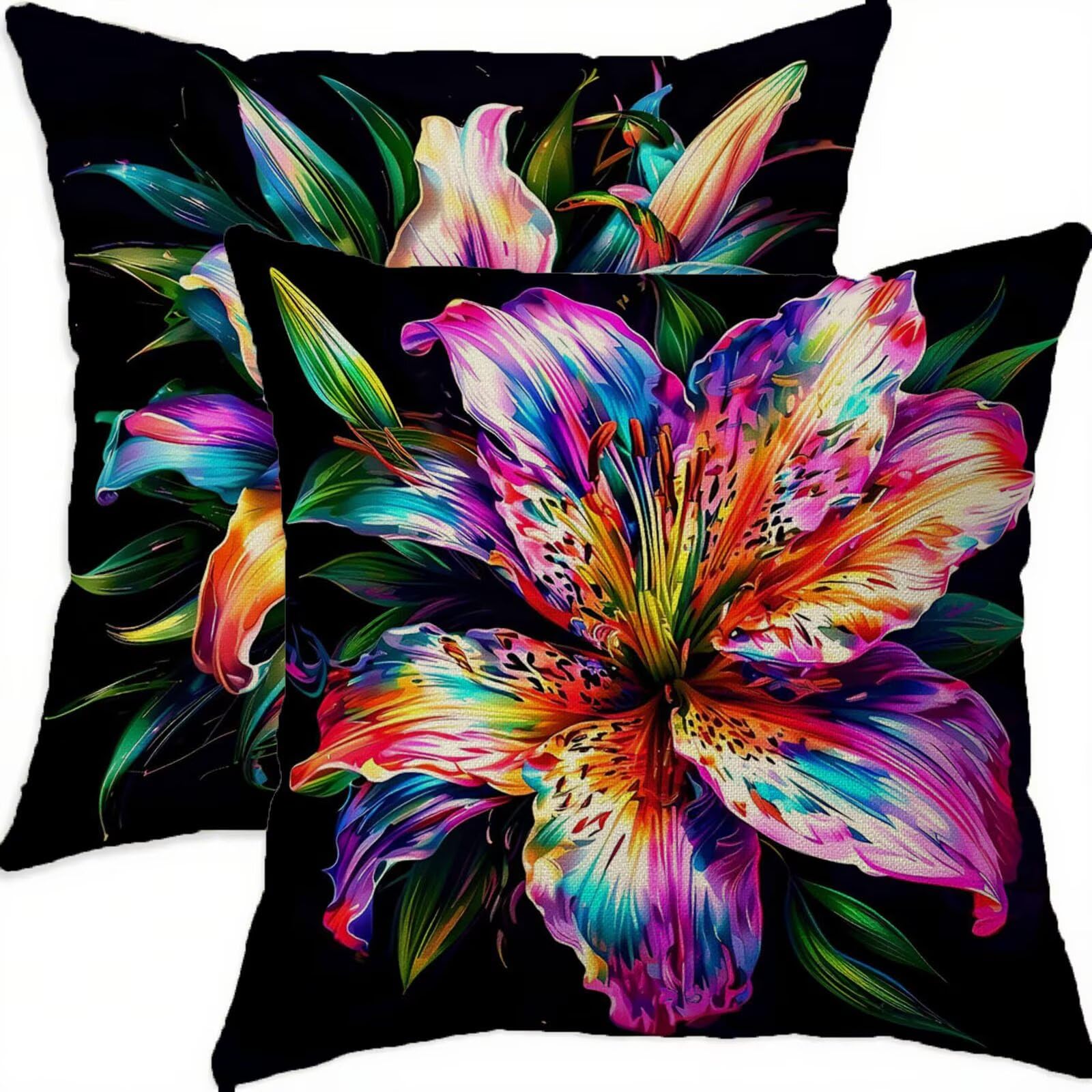 Housse coussin 70x70cm imperméable avec fermeture éclair invisible