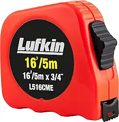 Trena 5m Caixa Display Lufkin Laranja 5m