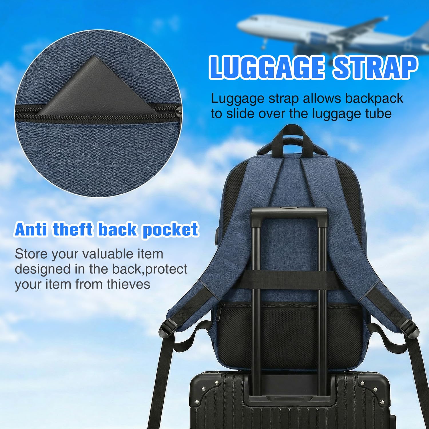 Paude Großer Schulrucksack, 17.3 Zoll Laptop Tasche für Teenager Erwachsene,Tasche Rucksack für High School College Studenten Arbeit