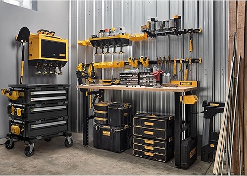 Miniatura 3 de DEWALT TOUGHSYSTEM 2.0 DXL Kit de almacenamiento de herramientas eléctricas, almacenamiento de herramientas portátil con ruedas (DWST086501)
