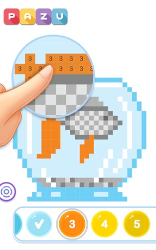 Pixel Coloring for kids - cor por número