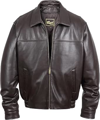 REED Men's New Zealand Lambskin Leather Jacket