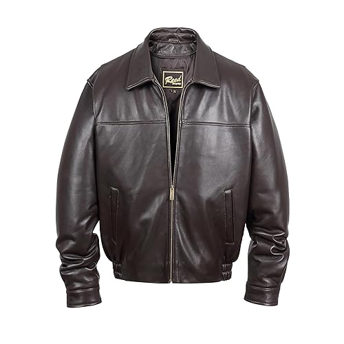 REED Men's New Zealand Lambskin Leather Jacket