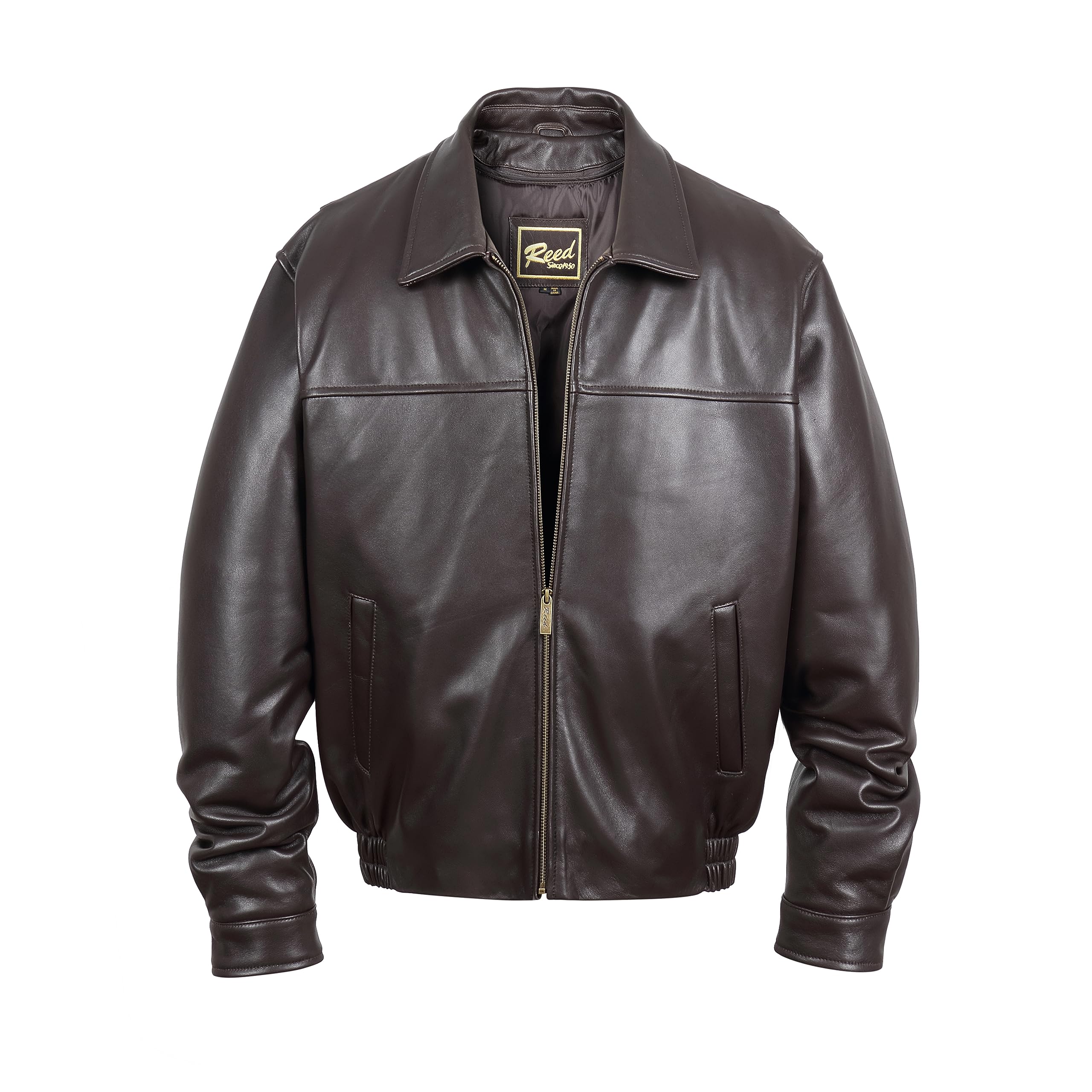 REEDMen's New Zealand Lambskin Leather Jacket