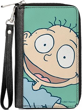 Buckle-Down Rugrats Vegan Leather Zip Around Wallet