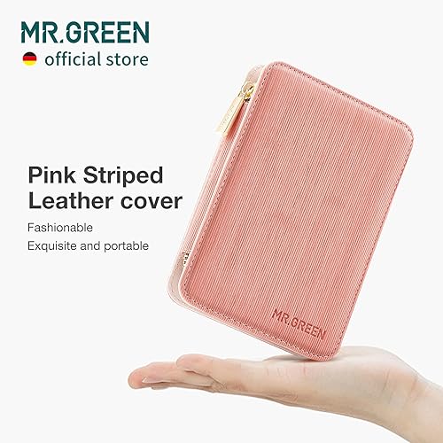 Miniatura 3 de MR.GREEN Set de manicura 7 en 1, herramientas de cuidado personal, acero inoxidable, profesional, cortaúñas, pedicura, kit de estuche de viaje