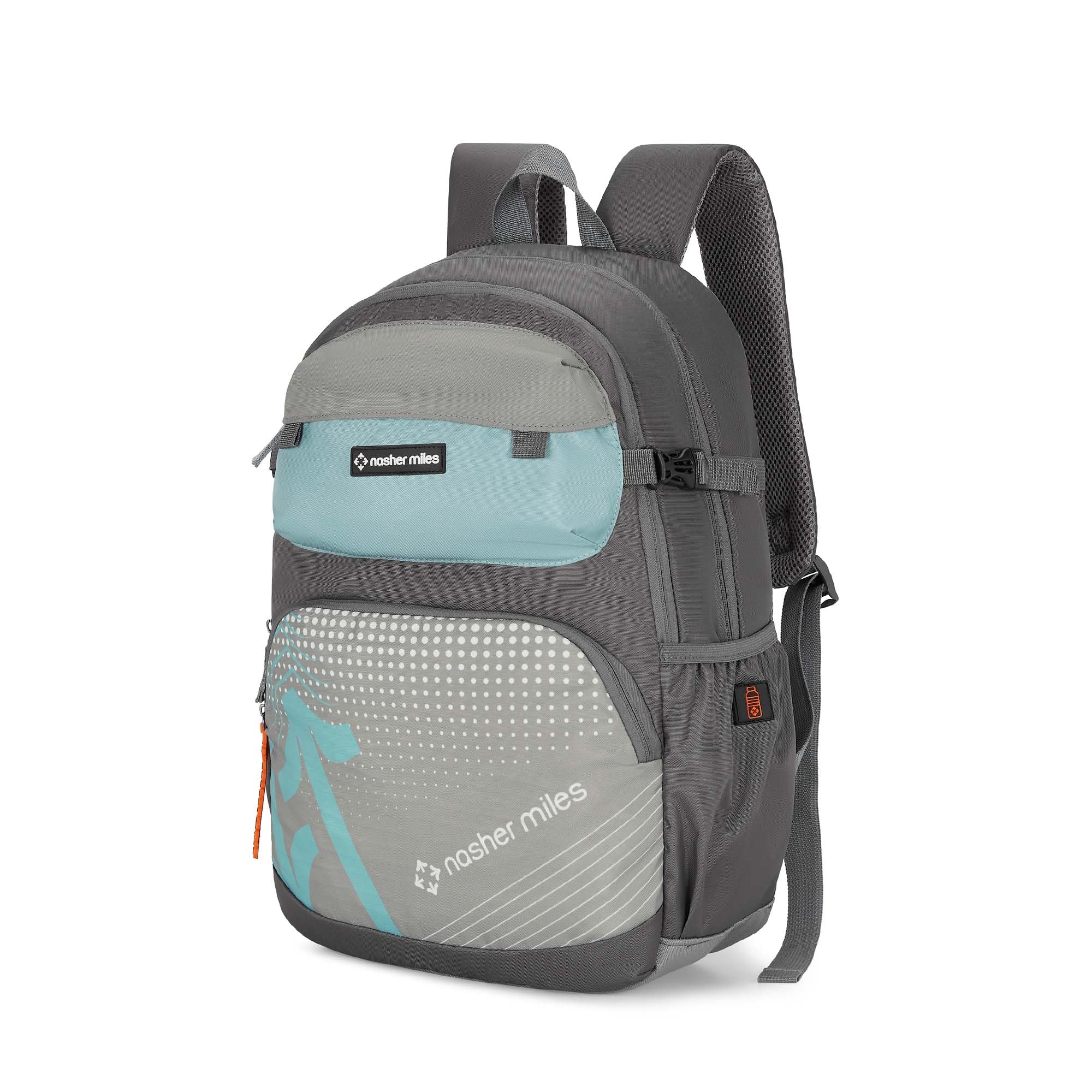 nasher miles Laptop Backpack 31 Liters Polyester with Raincover| Front Organiser Ideal for School Bags, College for Boys & Girls-picture-35