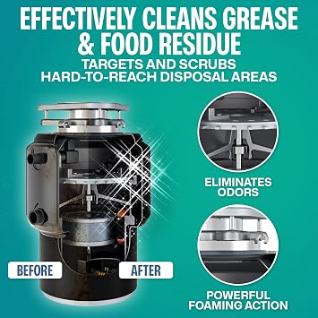 Garbage Disposal Cleaner and Dishwasher Cleaner tablets bundle