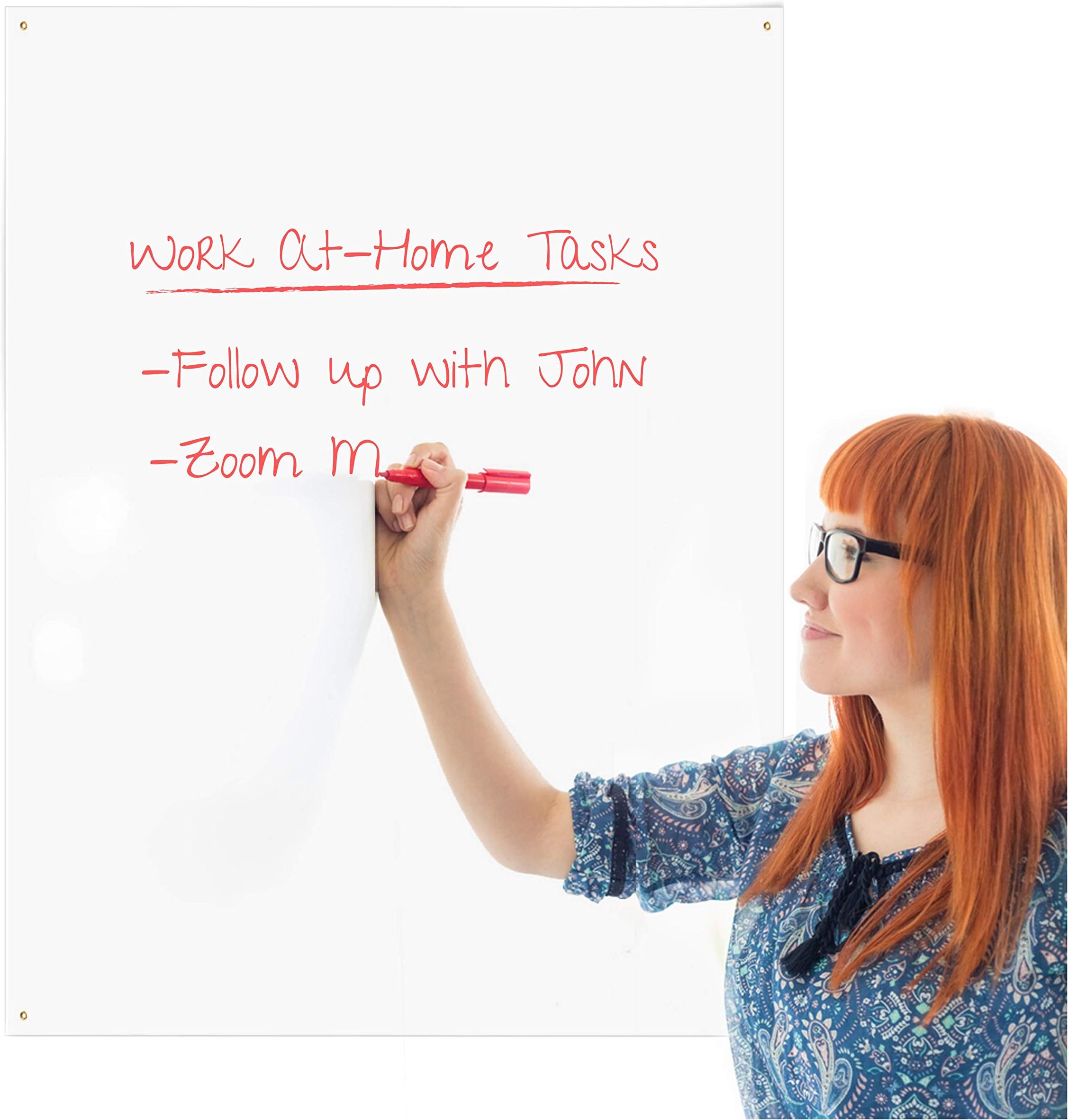 KITLIFE Dry Erase Whiteboard Sheet Alternative to Heavy