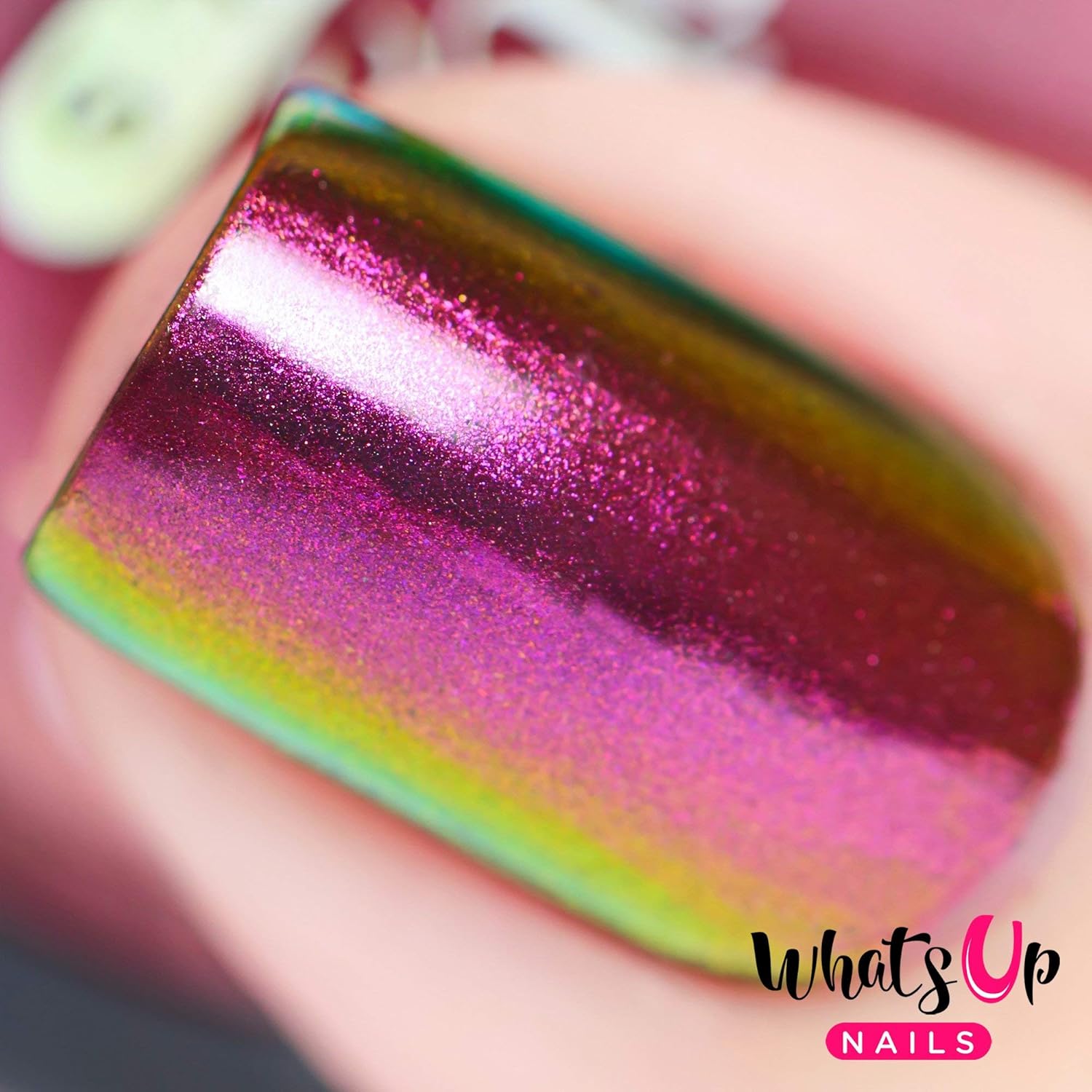 Whats Up Nails - 4pcs Magic Color Shifting Powders (Alchemy, Sunset, Fairy, Fantasy) Pigment with Multi Chrome Mirror Effect