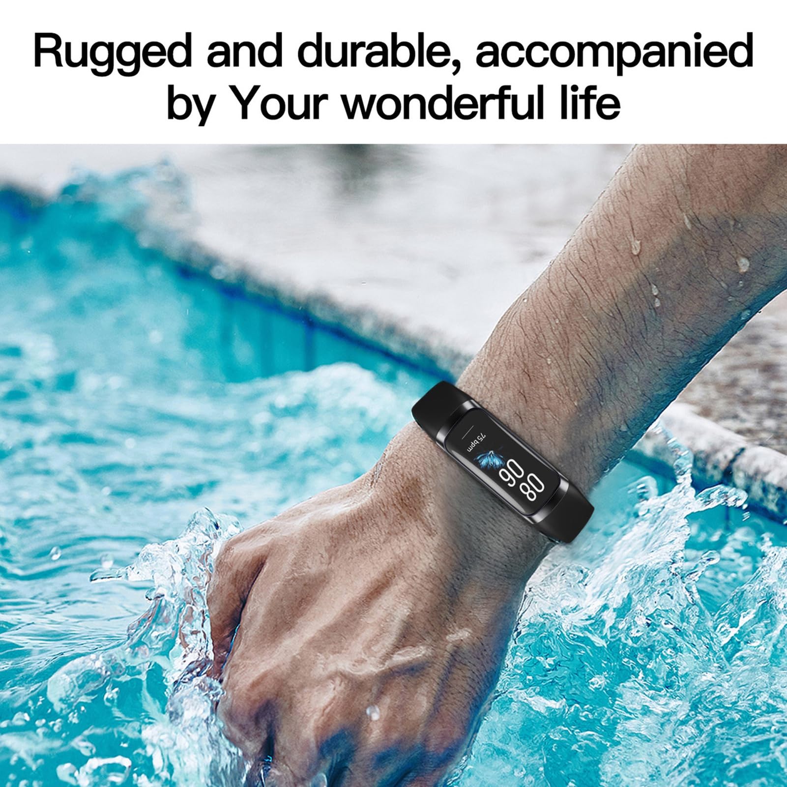 Dilwe Fitness Tracker, Smartwatch per Uomo Donna con 25 modalità Sportive IP67 Monitor del Sonno Resistente All'acqua Controllo della Musica Smart Band
