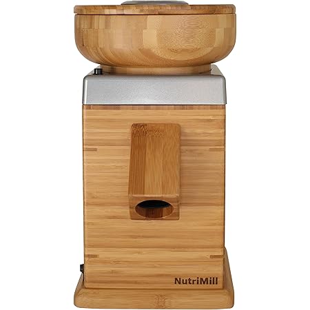 NutriMill Harvest Stone Grain Mill, 450 Watt - Silver